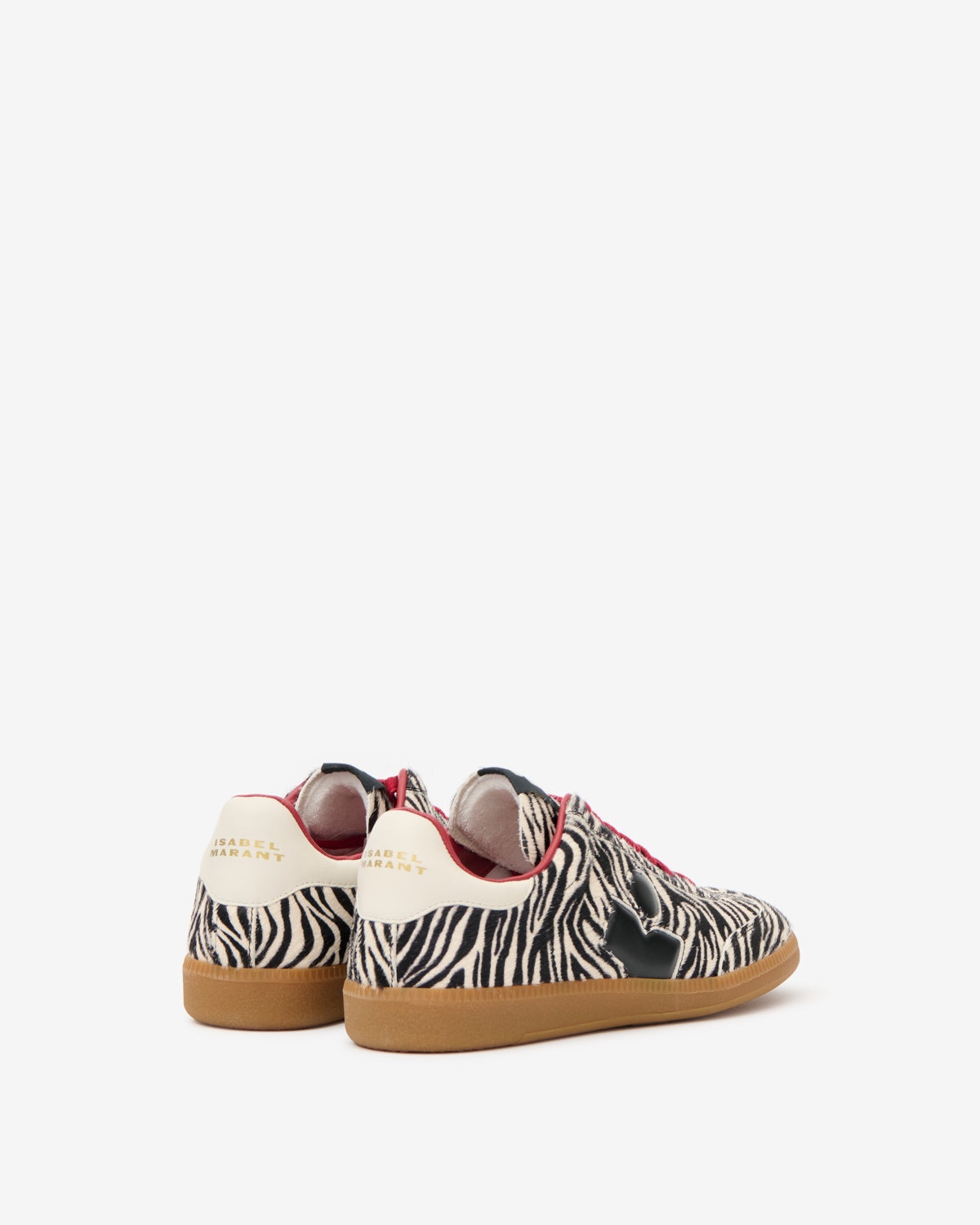 Isabel Marant Bryce baskets basses zèbre pony