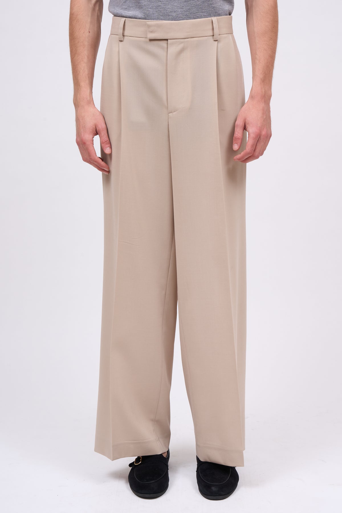 Paul & Joe Julio pantalon loose pinces laine vierge