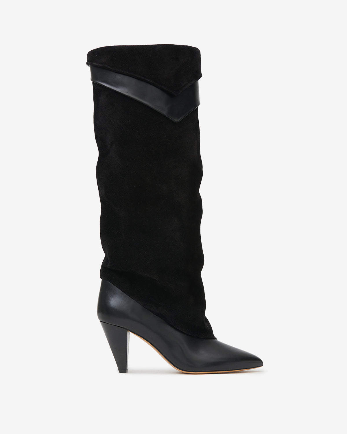 Isabel Marant Lezra BT0054FA-D3A01S bottes cuir noir talon 7,5cm