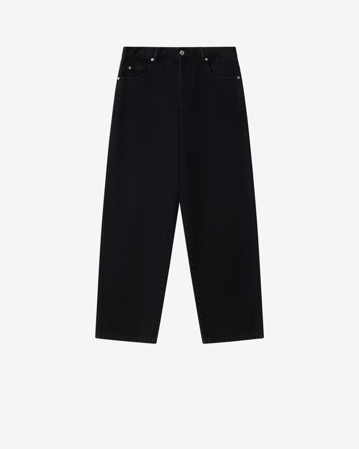 Isabel Marant Jorjey jean loose noir délavé coton