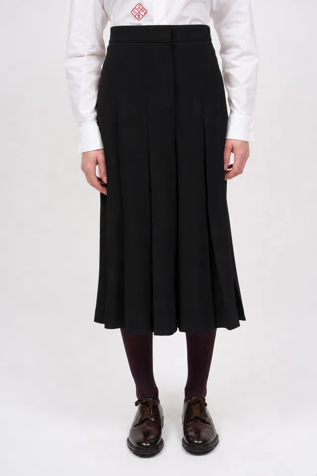 Paul & Joe Jupes Alex jupe-culotte twill laine vierge doublée