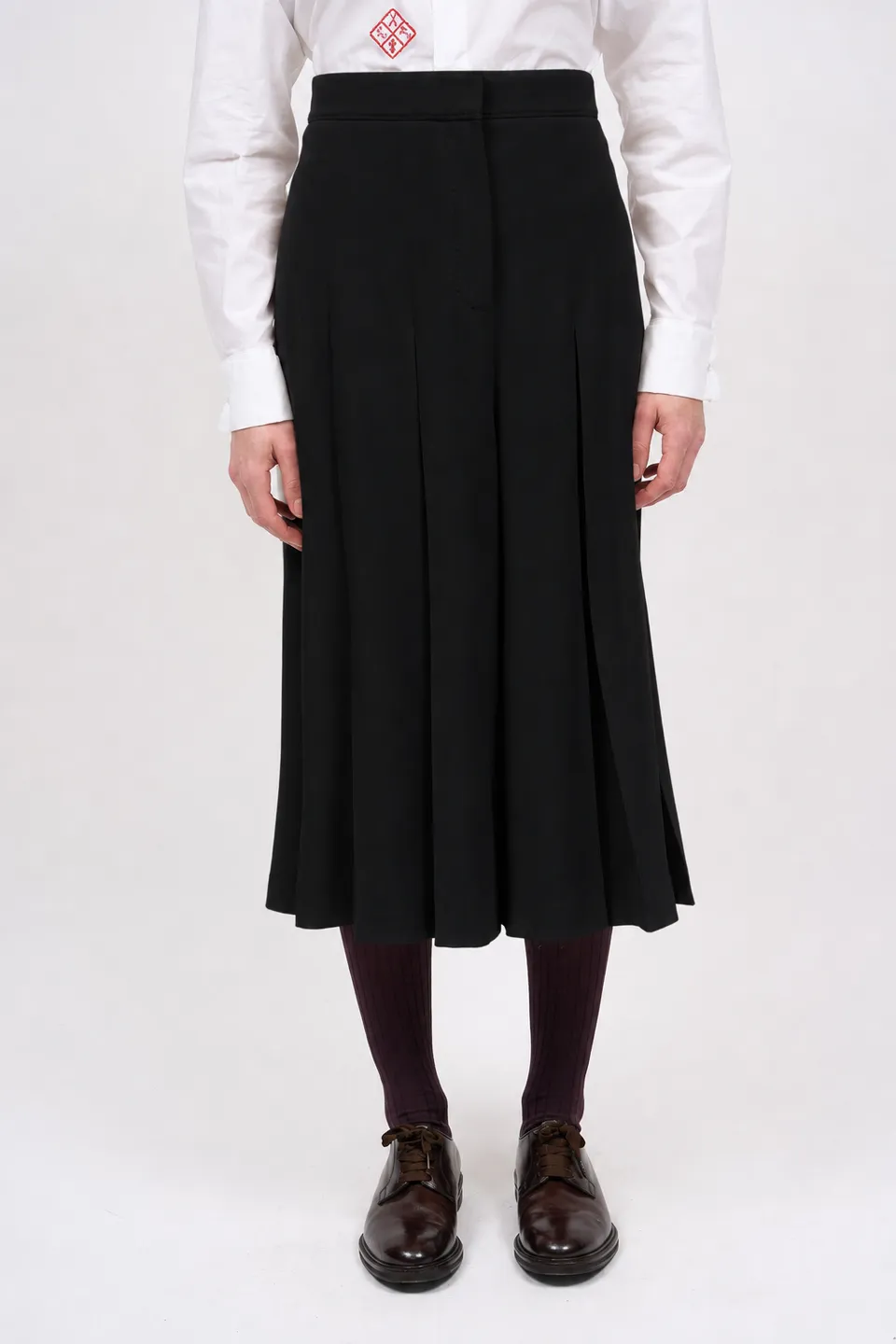Paul & Joe Jupes Alex jupe-culotte twill laine vierge doublée