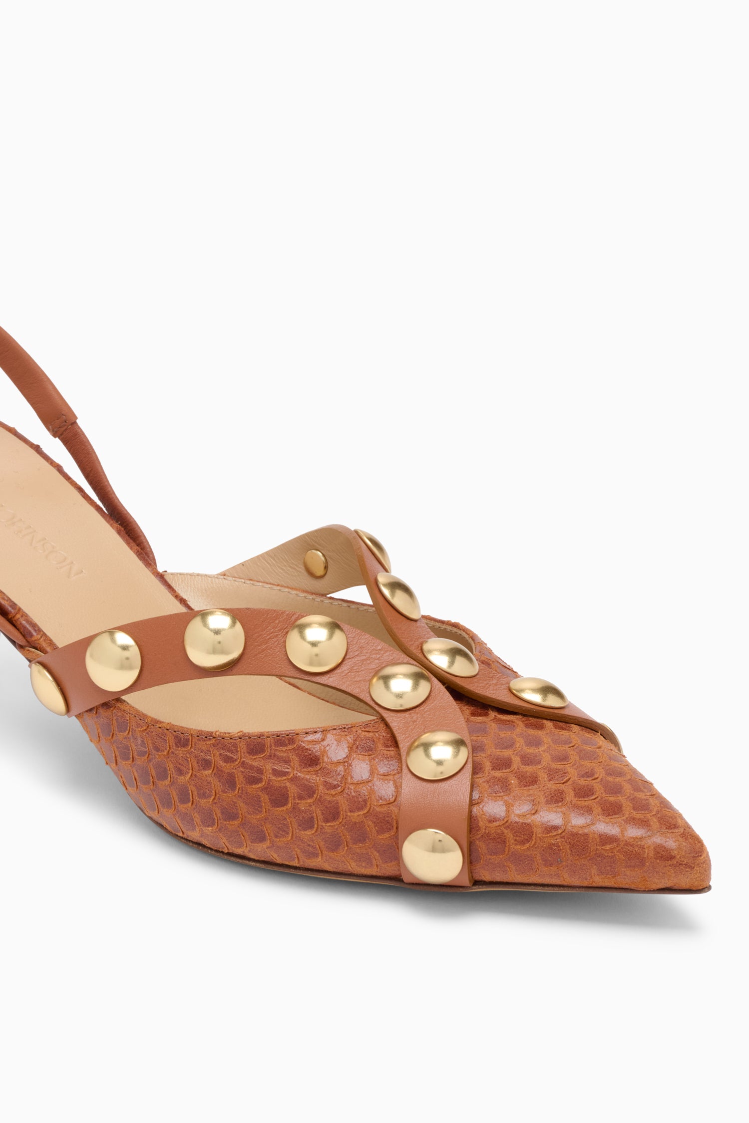 Ulla Johnson Vendome PF261023 escarpins cuir Nutmeg