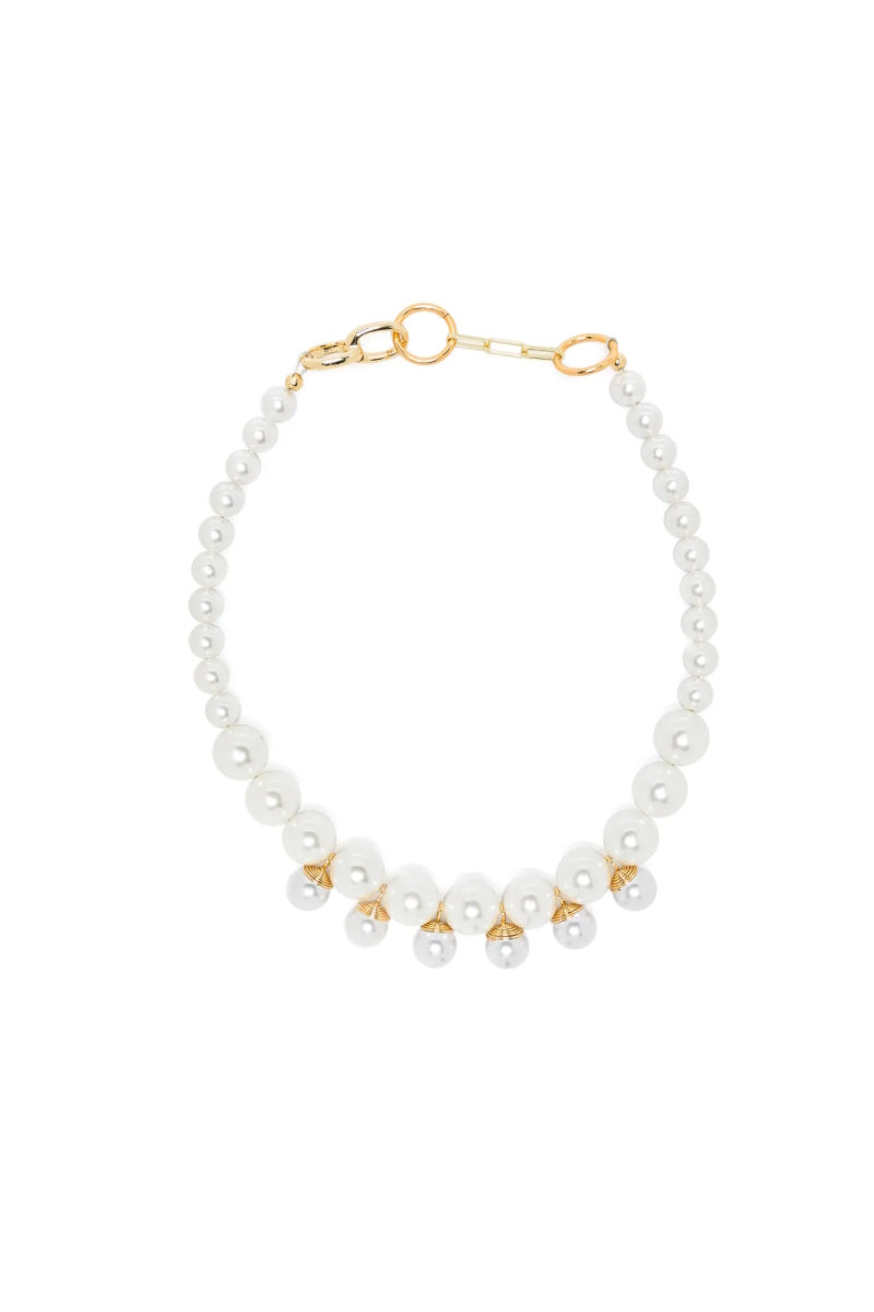 ATU Body Couture Jewelry collier perles dorées nacre U