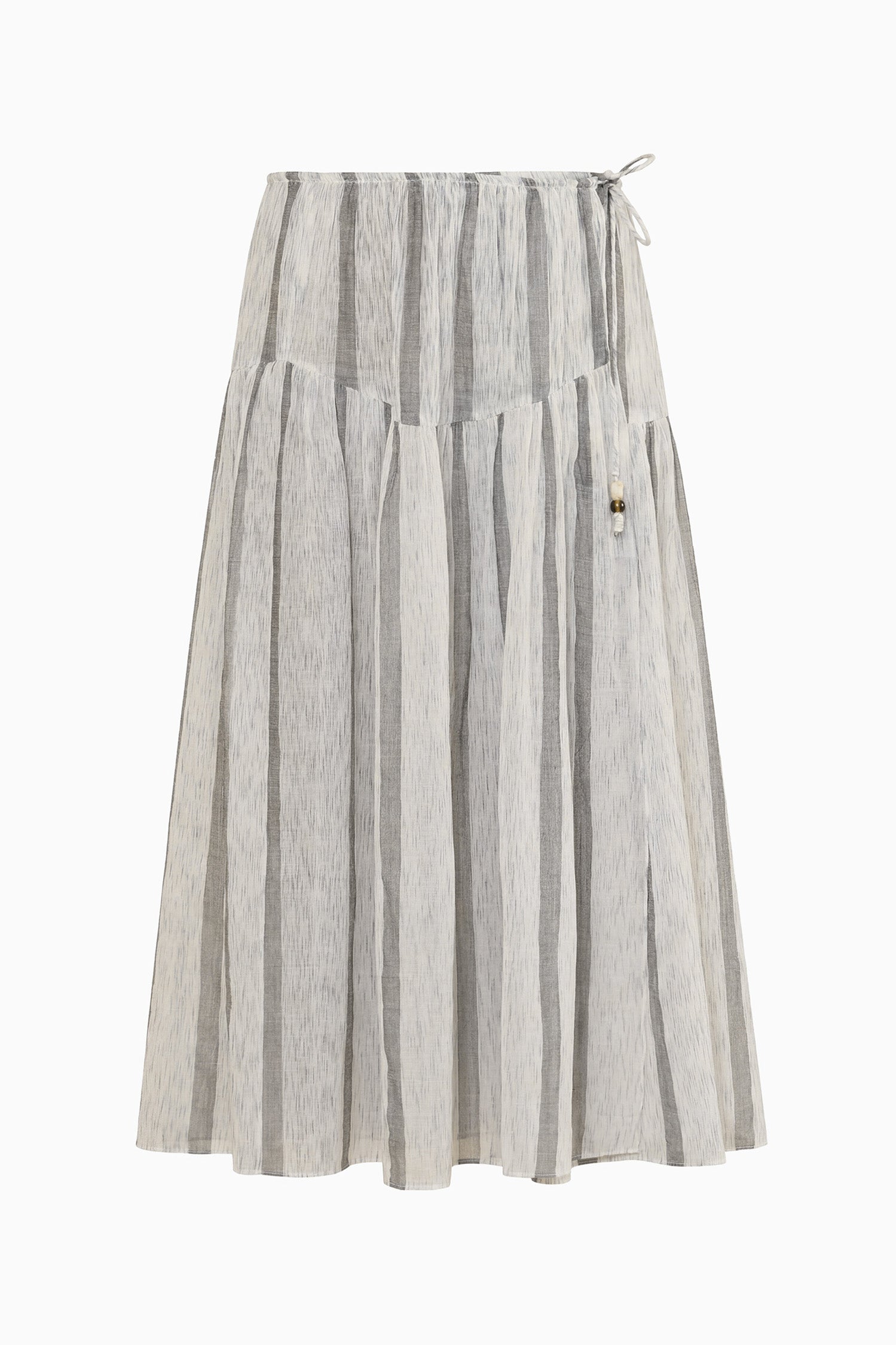Ulla Johnson Almia jupe paréo coton Salt Stone midi