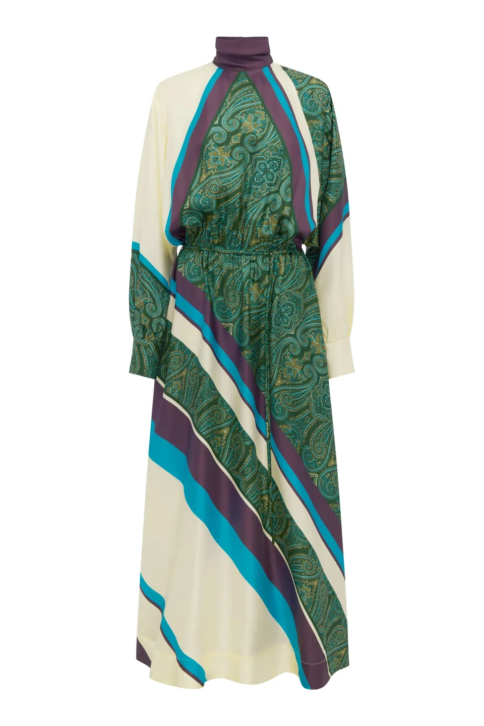Alemaïs Joni Silk Midi Dress robe midi soie paisley