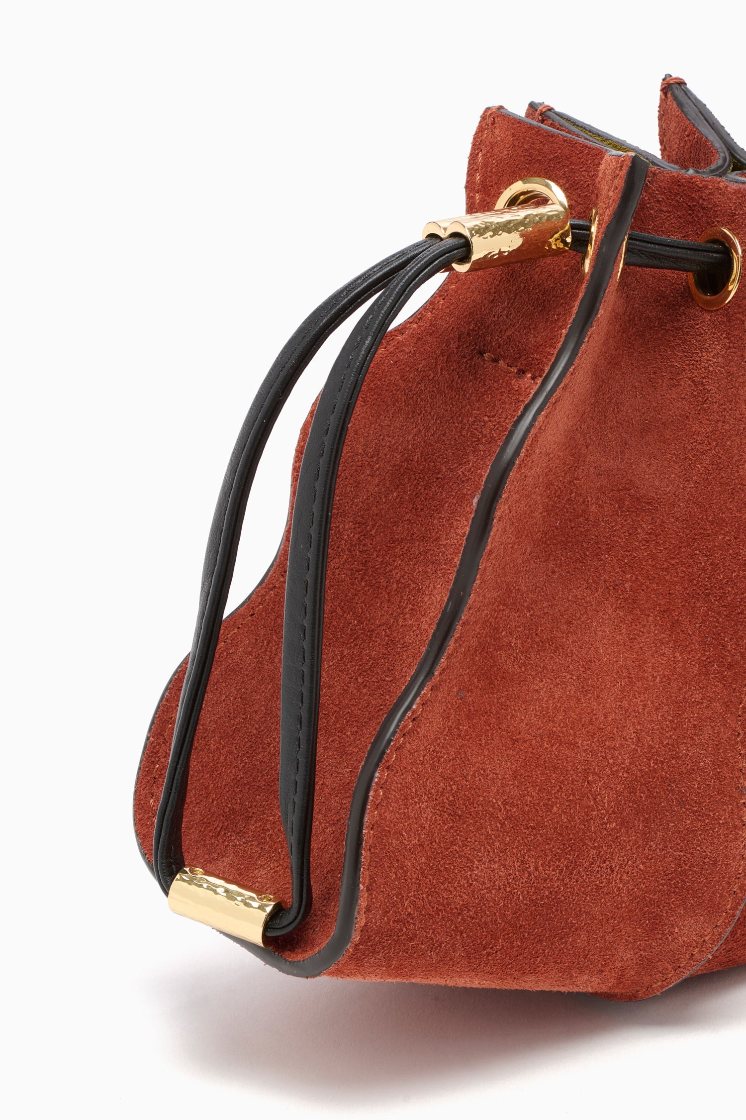 Ulla Johnson Adria Small Crossbody sac rouille daim