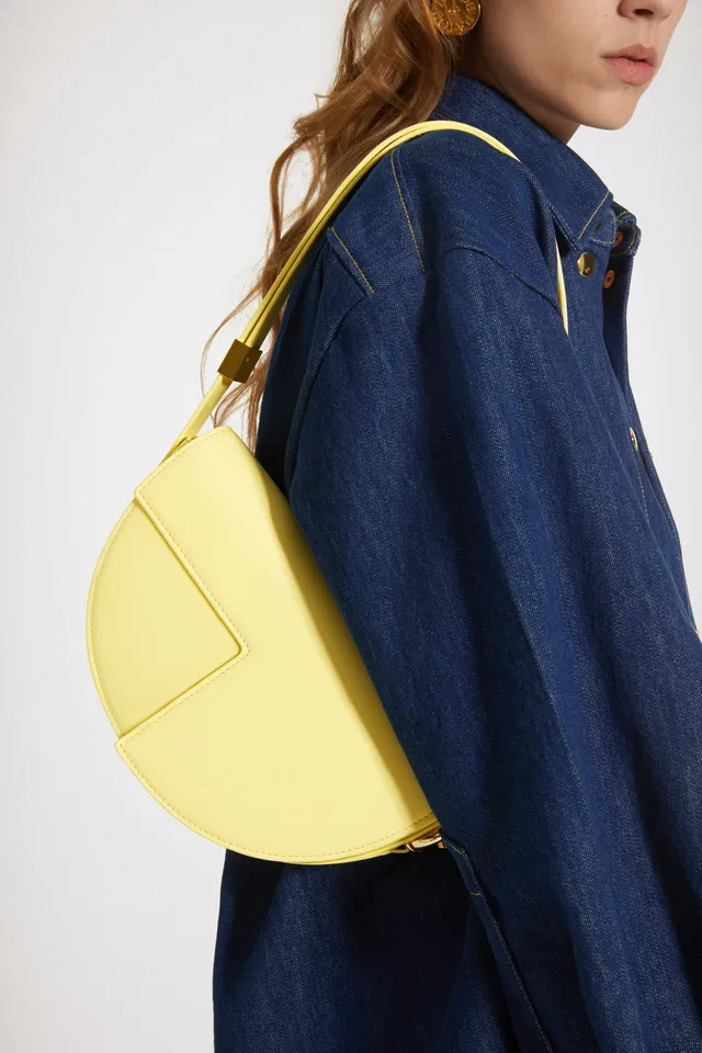 Patou Le Patou P23BA001 sac cuir jaune glace TU
