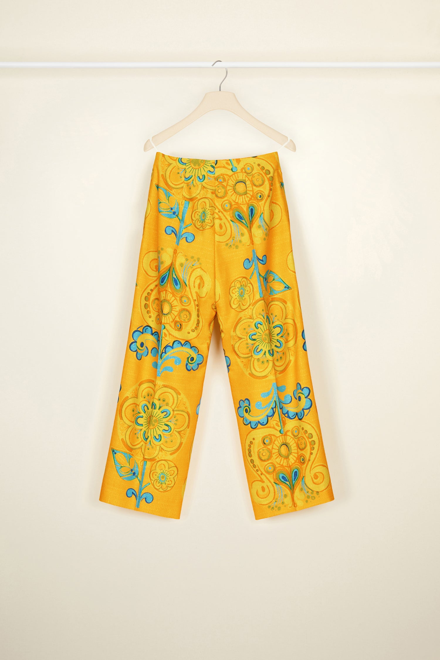 Patou A21TR00100885033 pantalon court tweed Honey Flower