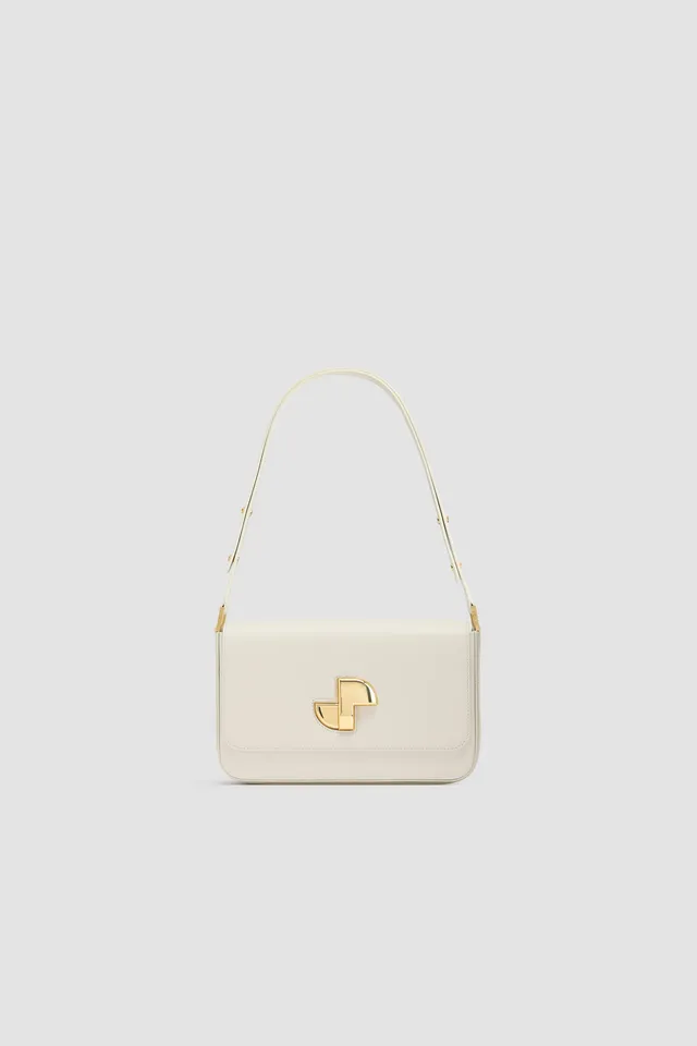 Patou Classic Lock BA017 sac cuir Angora