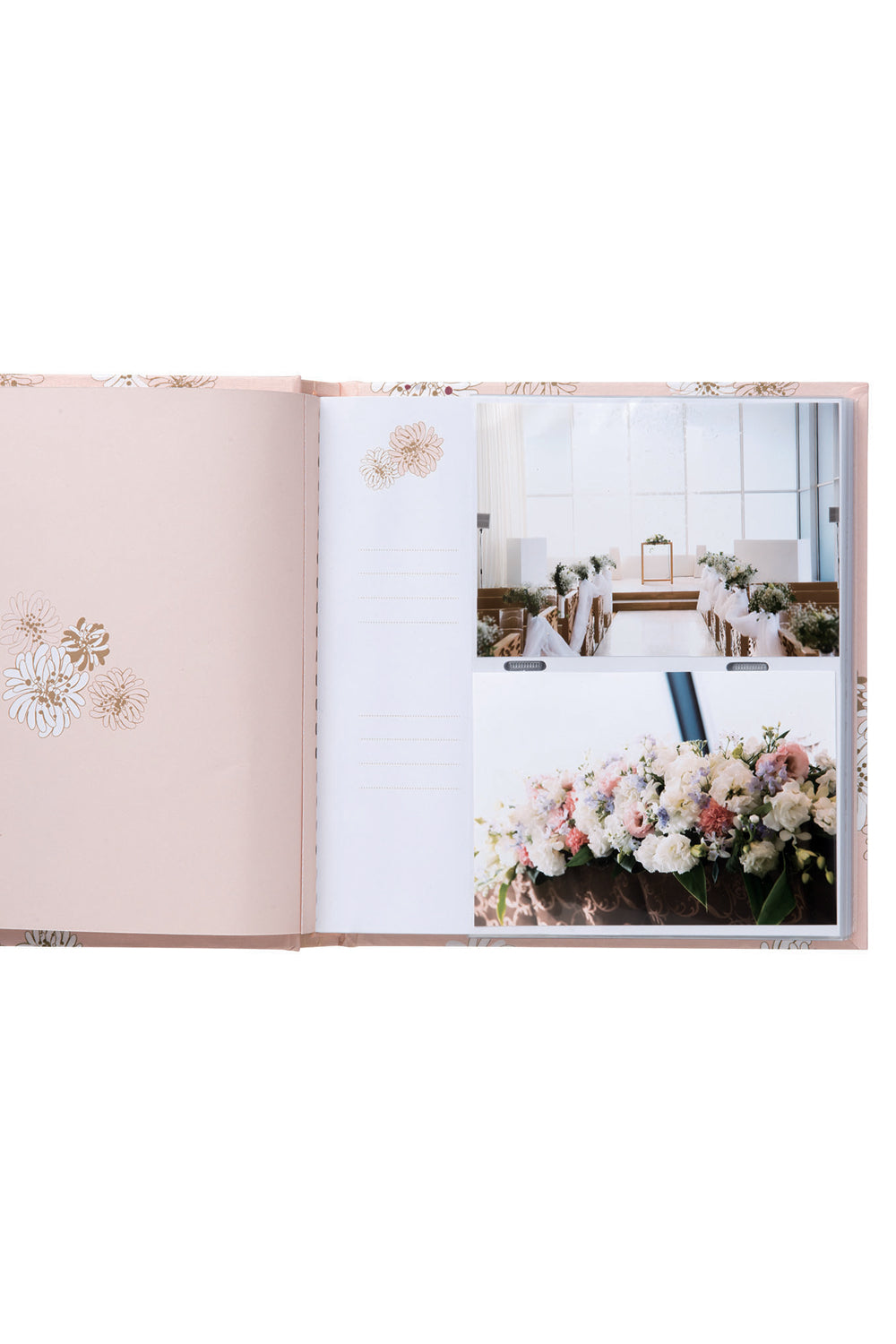 Paul & Joe Papeterie album photo blanc fleurs chat
