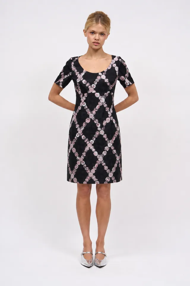 Paul & Joe Robes Kapucine robe courte organza soie imprimé