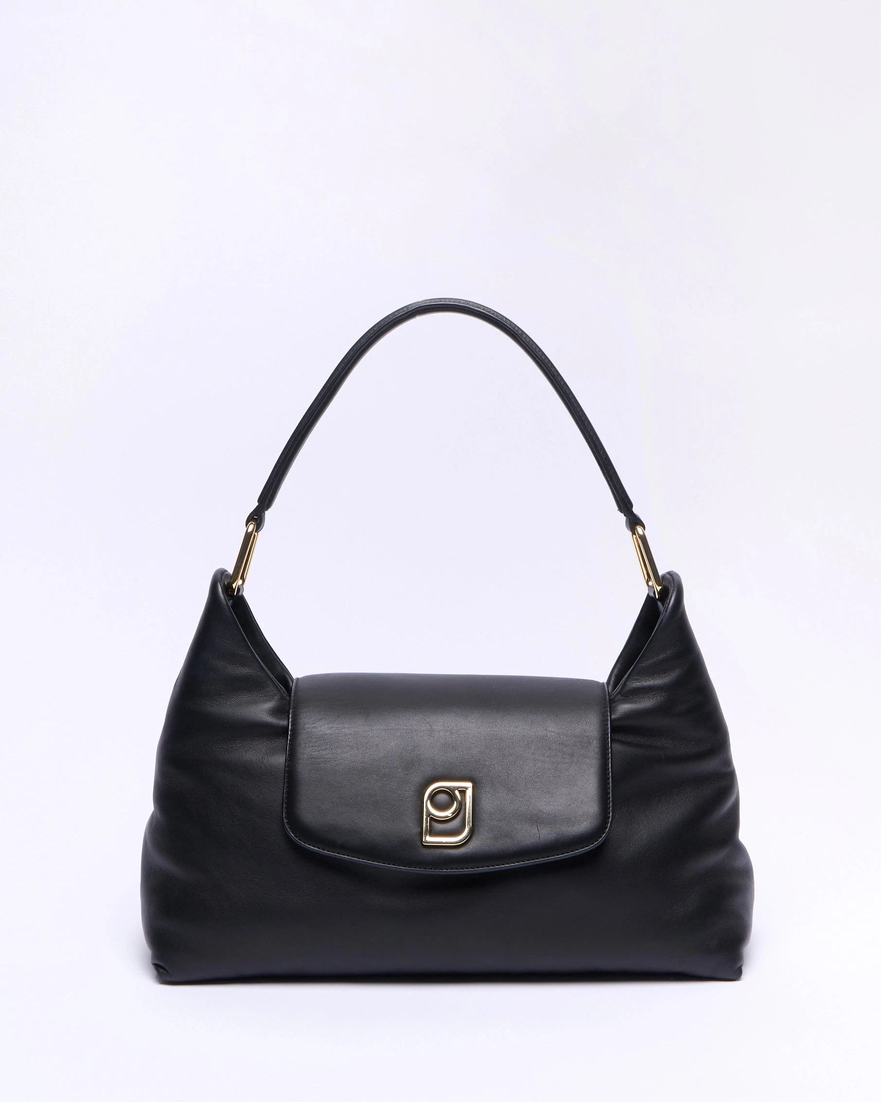 Paul & Joe Leandra sac épaule cuir agneau noir