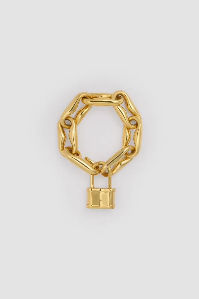 Patou H25JW1661002299G bracelet laiton doré cadenas