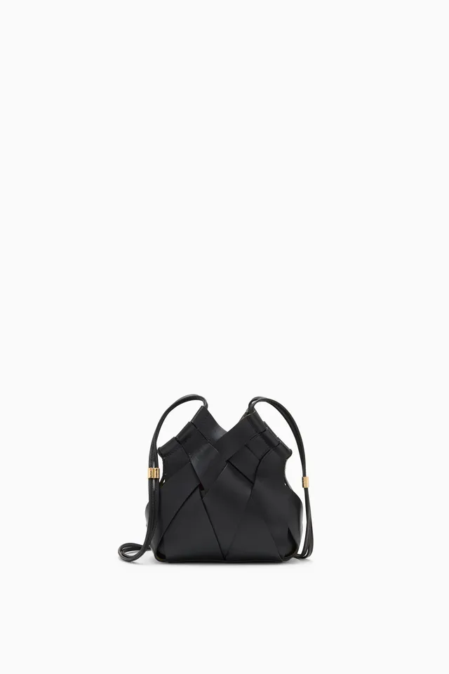 Ulla Johnson Charlotte Crossbody sac bandoulière noir cuir