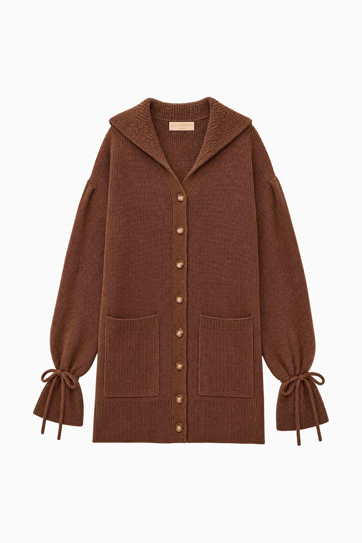 Ulla Johnson Makila gilet laine Clove boutonné