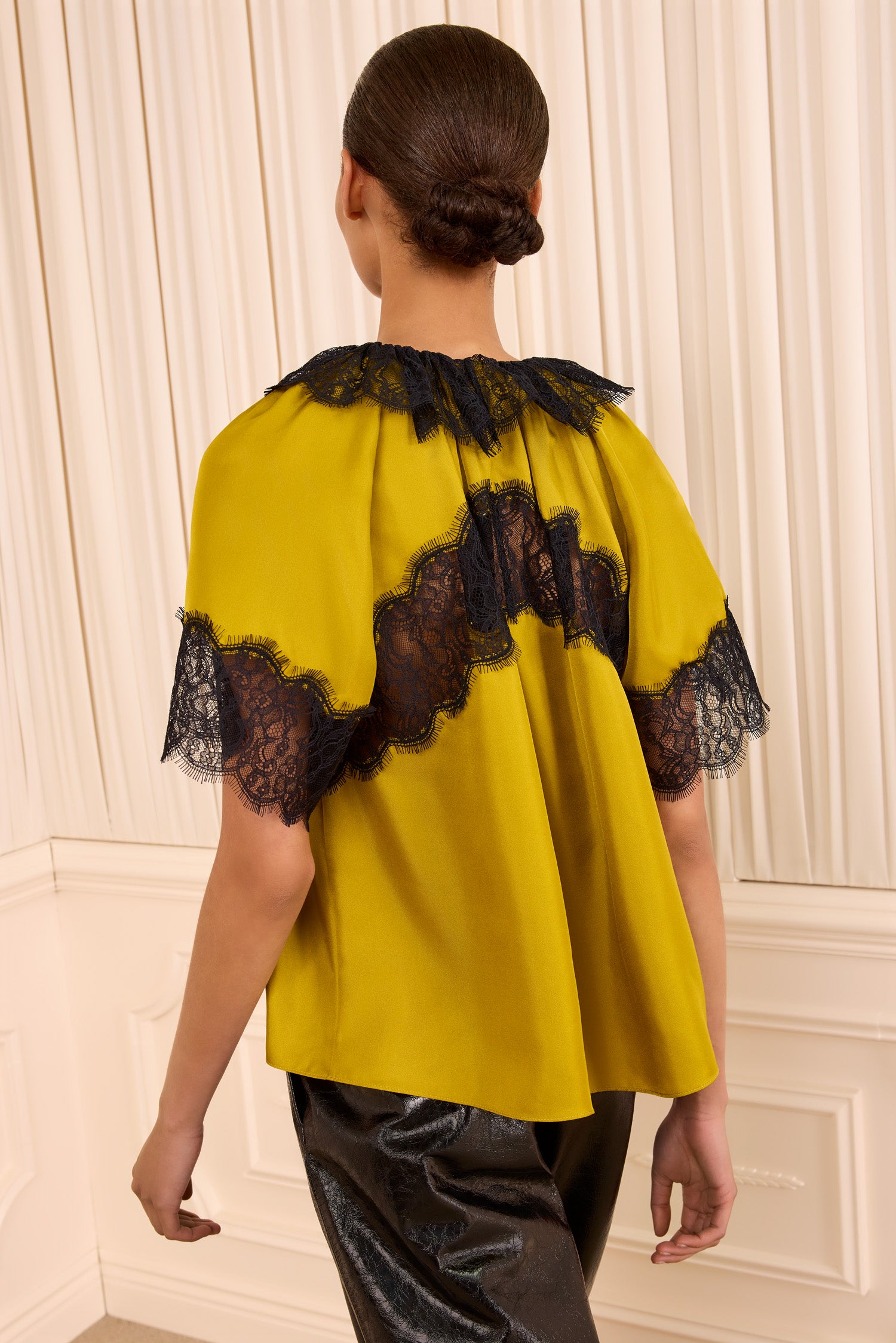 Ulla Johnson Nina Blouse Femme Citrine Jaune Soie