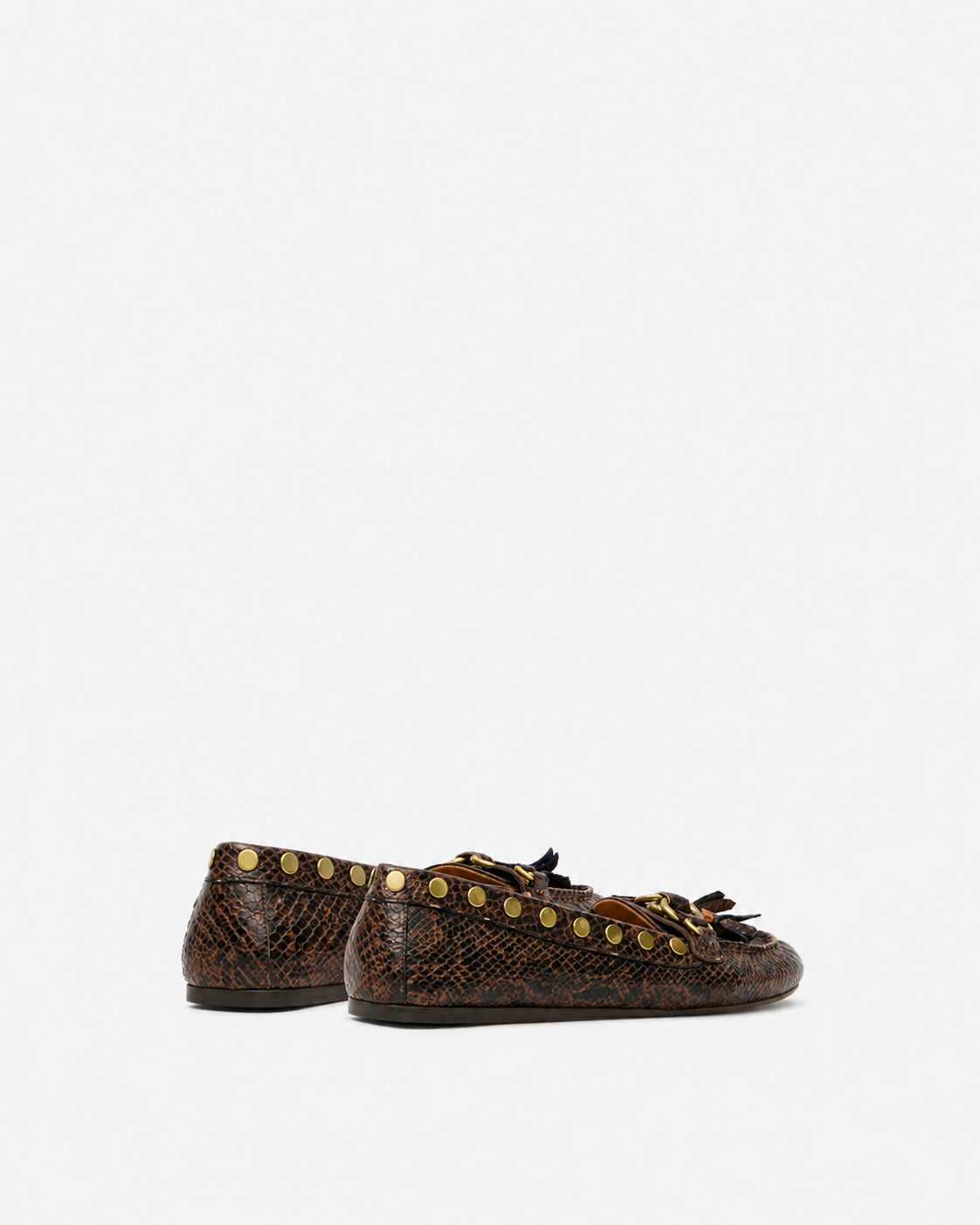 Isabel Marant Faxel mocassins cuir mocha pompons