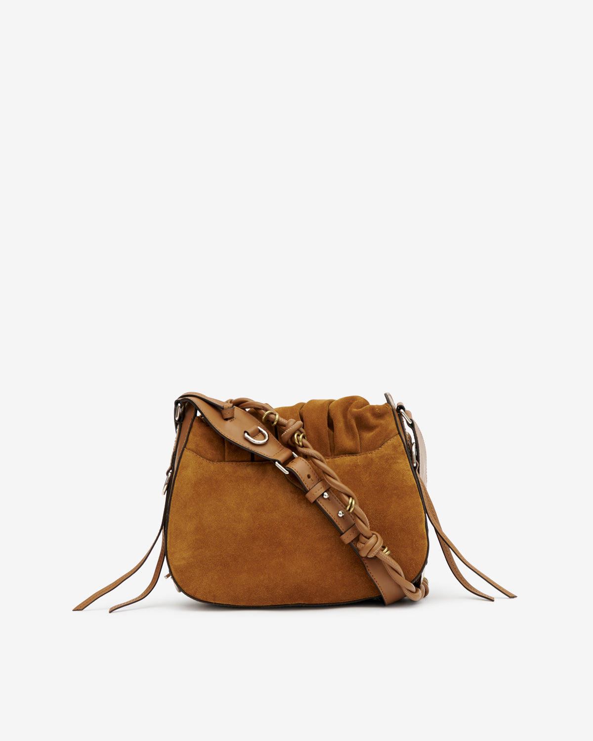 Isabel Marant Bolton PP0406 sac cuir velours cognac