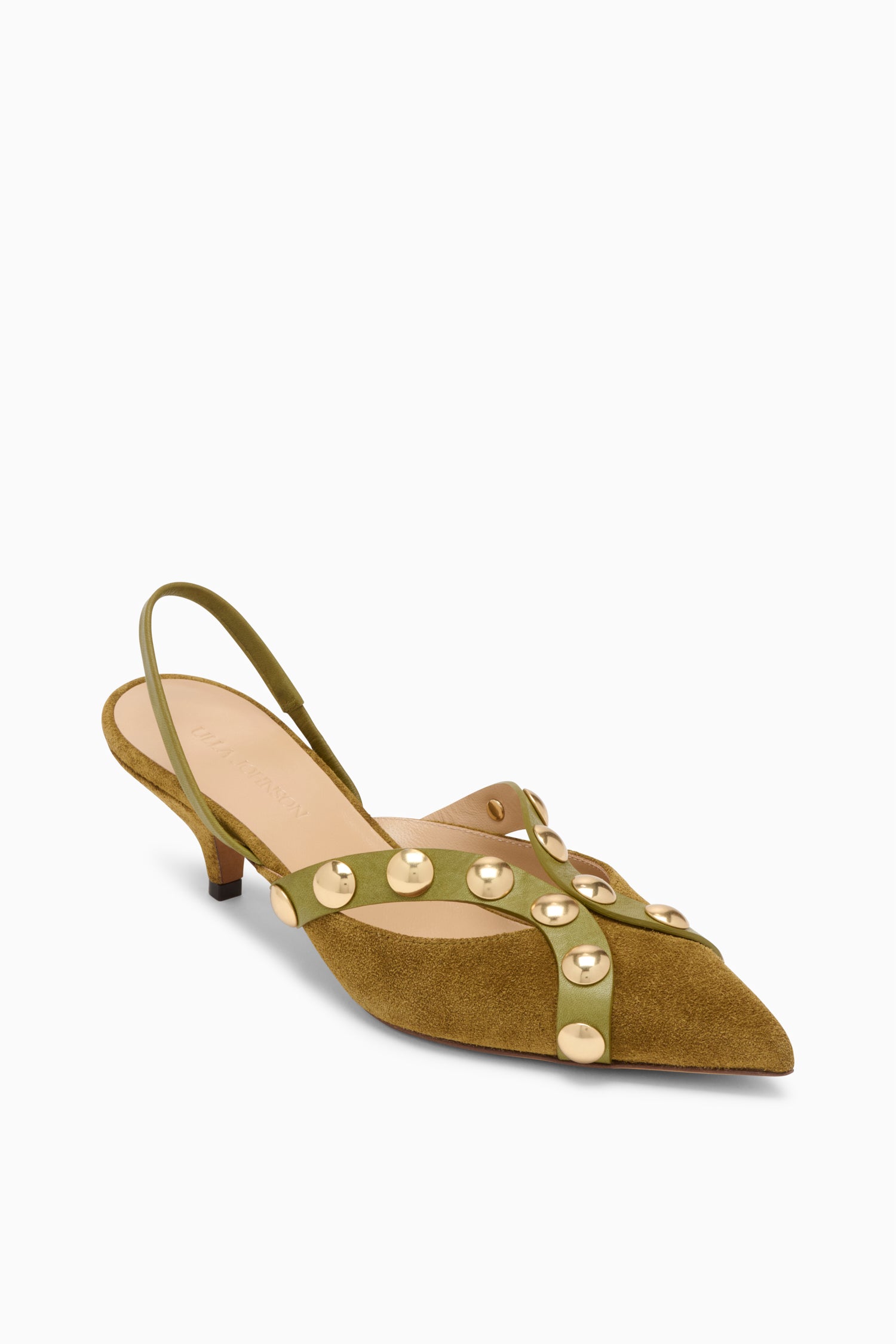 Ulla Johnson Vendome PF261024 escarpins olive