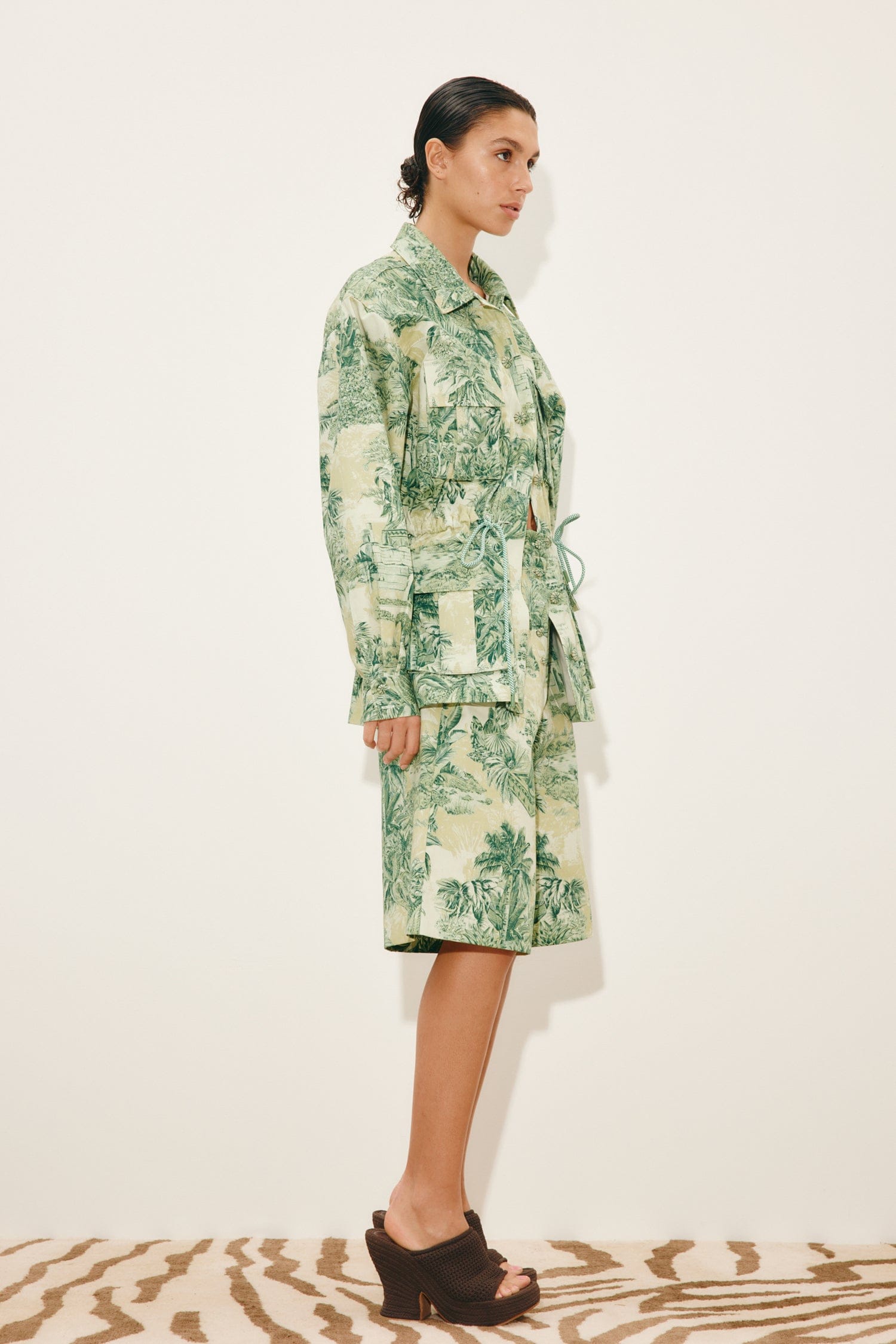 Alemäis Sara Jacket veste coton imprimé jungle