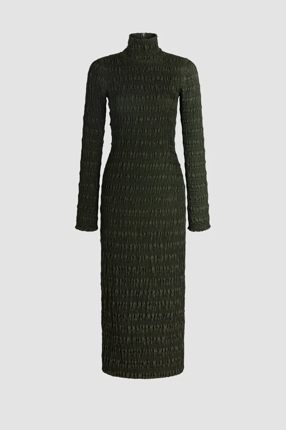Patou DR285 robe longue viscose verte Highland Green