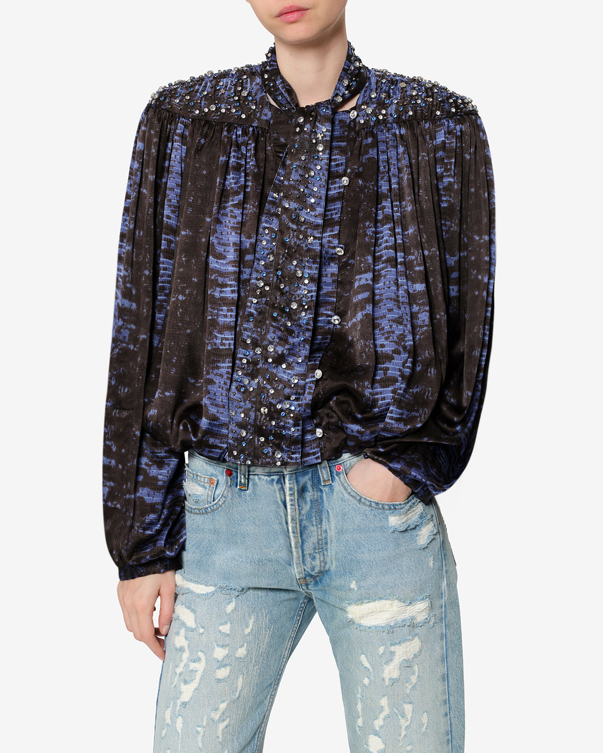 Isabel Marant Tops Blouse Loyra chemise soie nuit