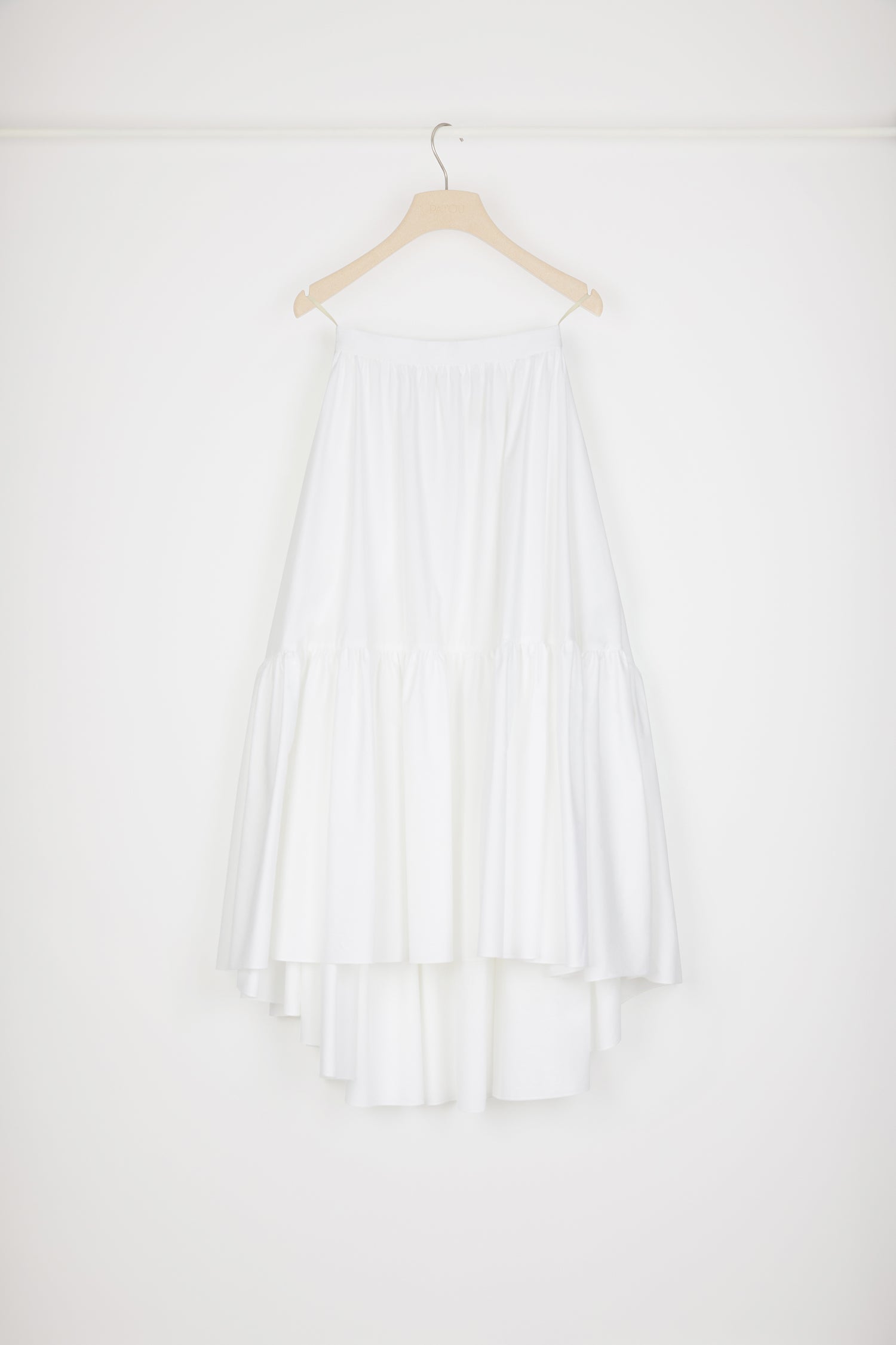 Patou SK0380017001W jupe maxi blanche coton bio