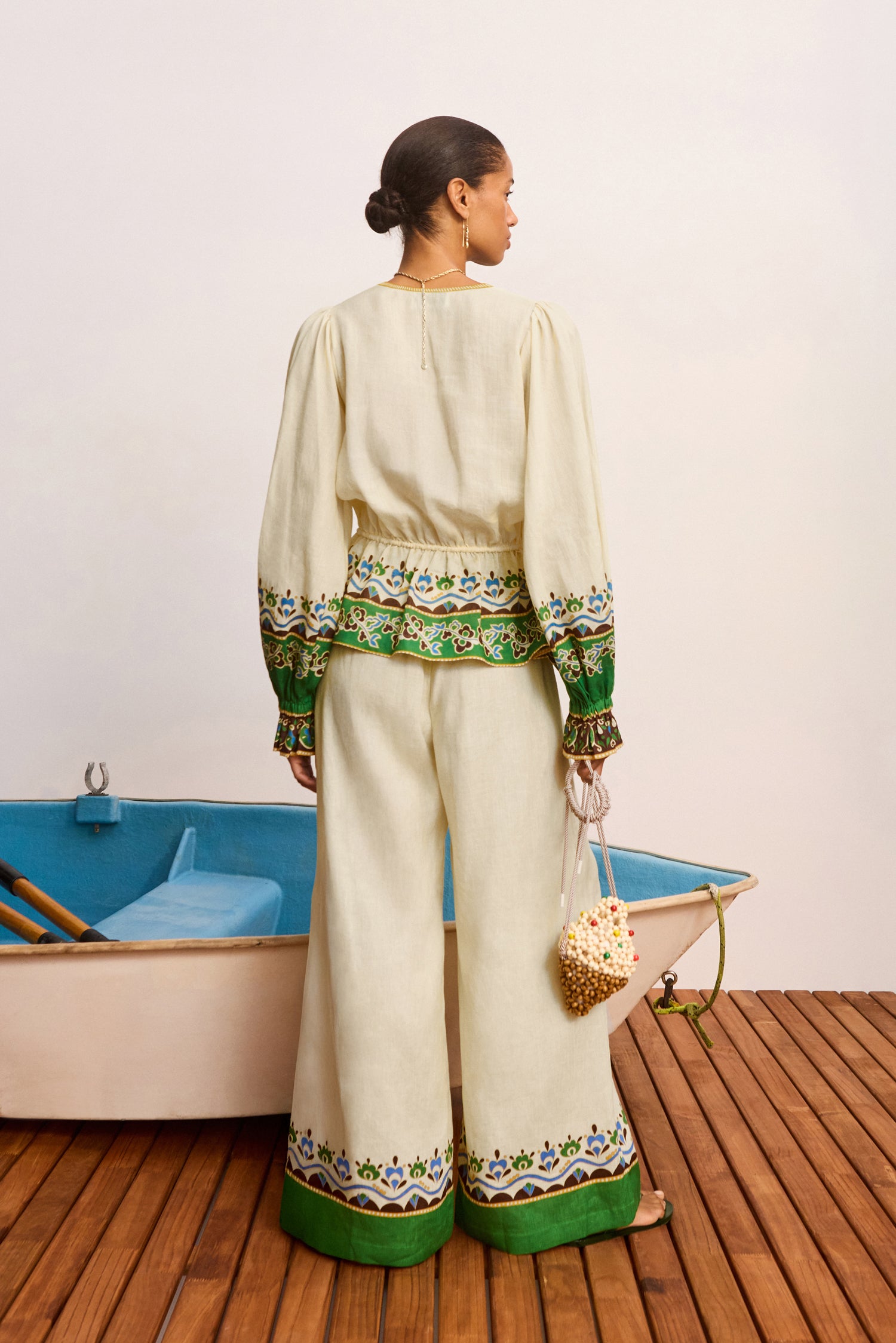 Alemäis Bridgette Top blouse ramie manches longues