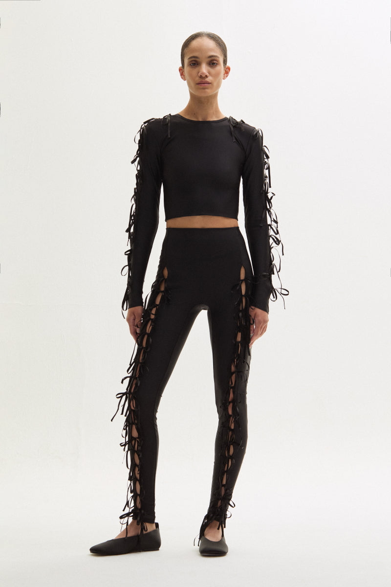 ATU Body Couture Connection Top crop top S satin