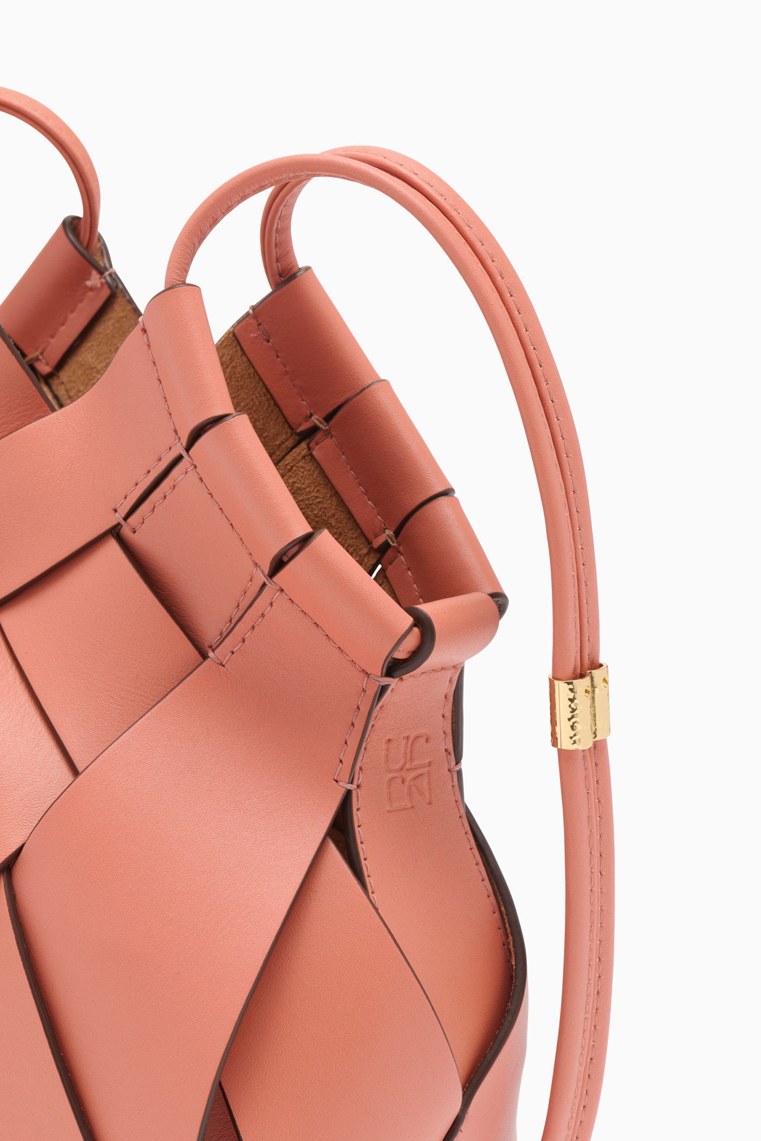 Ulla Johnson Charlotte sac bandoulière rose cuir