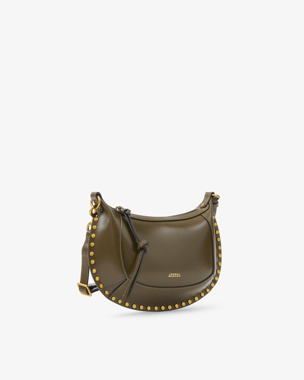 Isabel Marant Oskan Moon PP0003FA sac cuir olive foncé