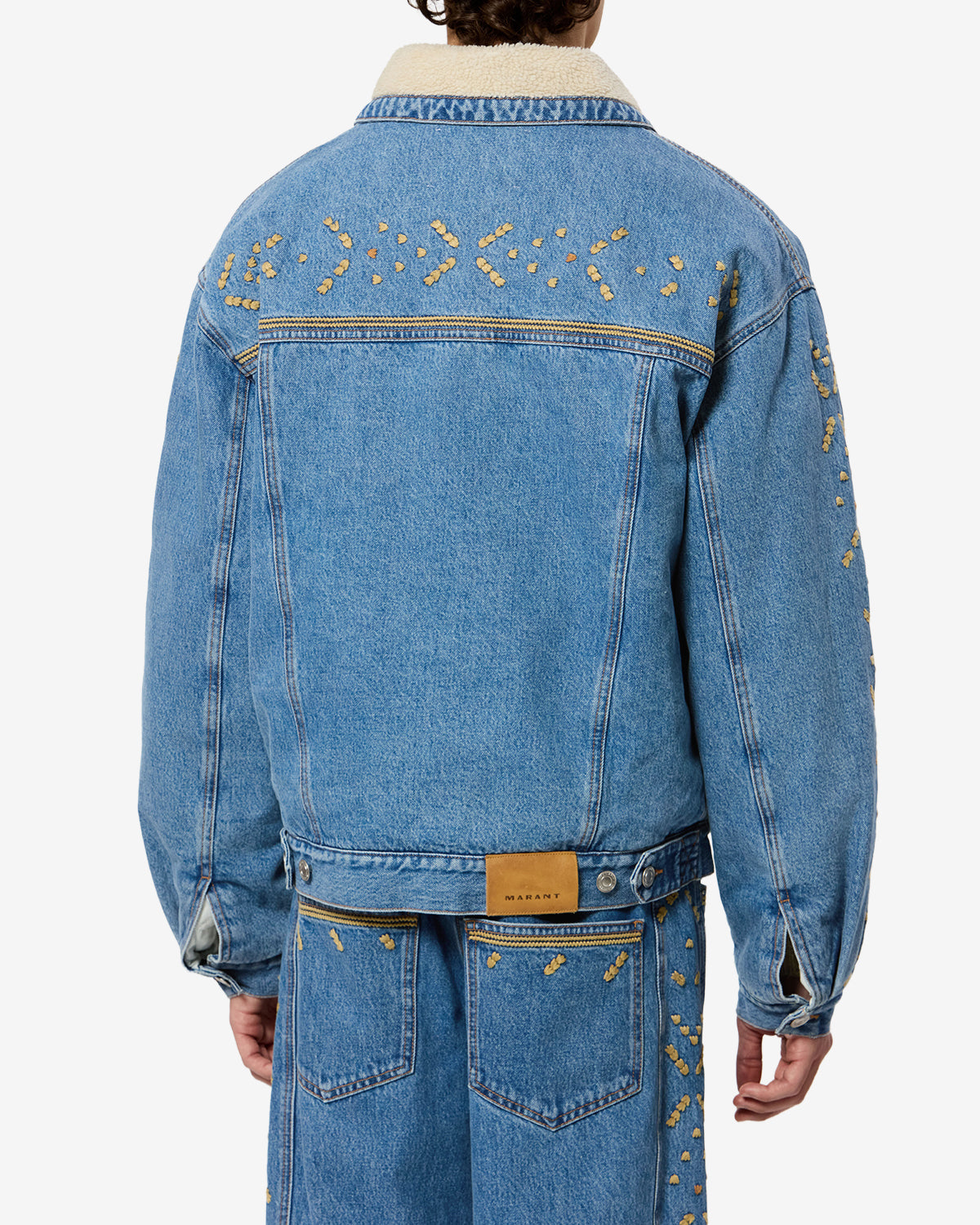 Isabel Marant Jackson VE0534HB veste denim bleu clair