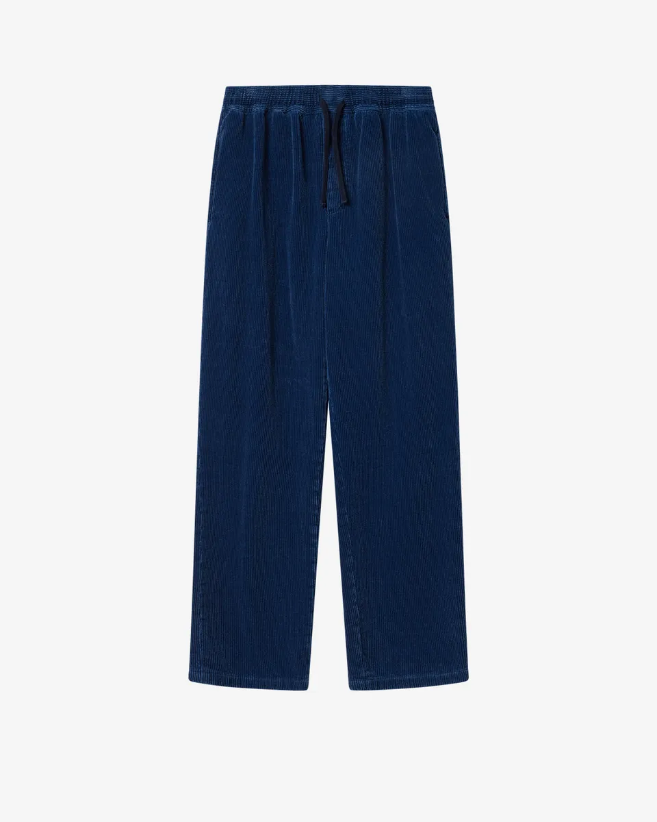 Isabel Marant Arlen pantalon velours bleu indigo