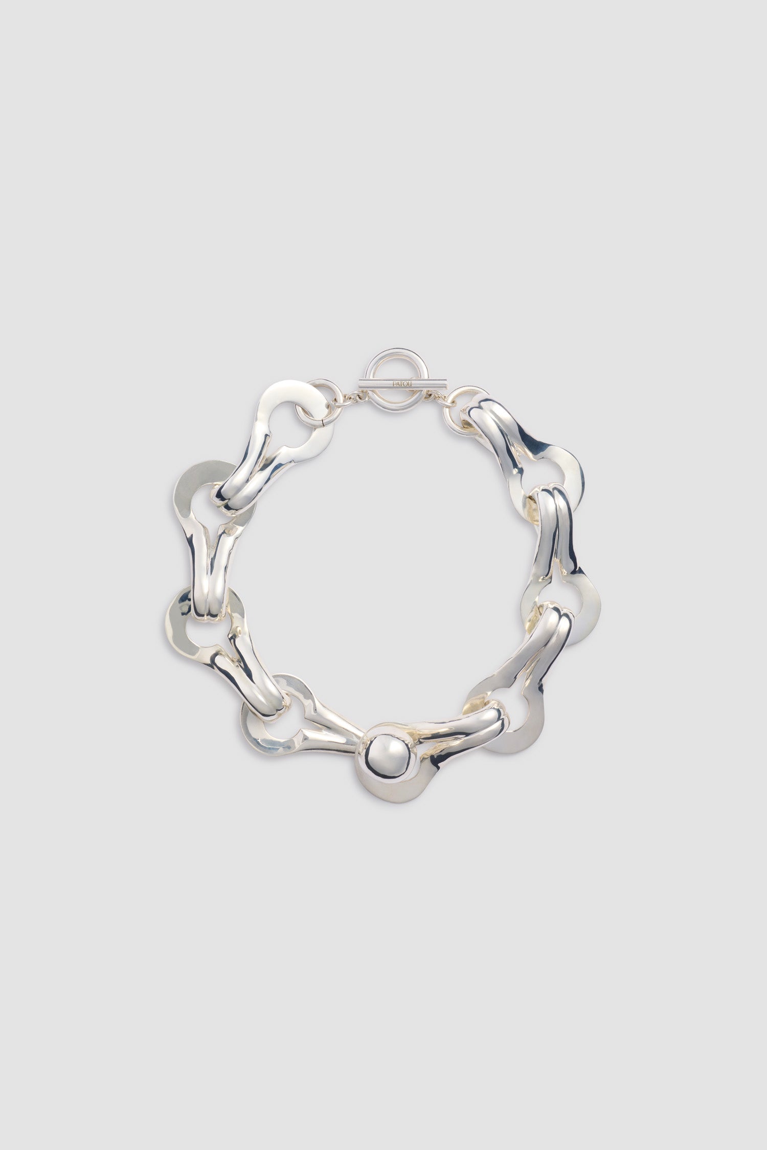 Patou P26JW179 collier M Link ras de cou argenté TU