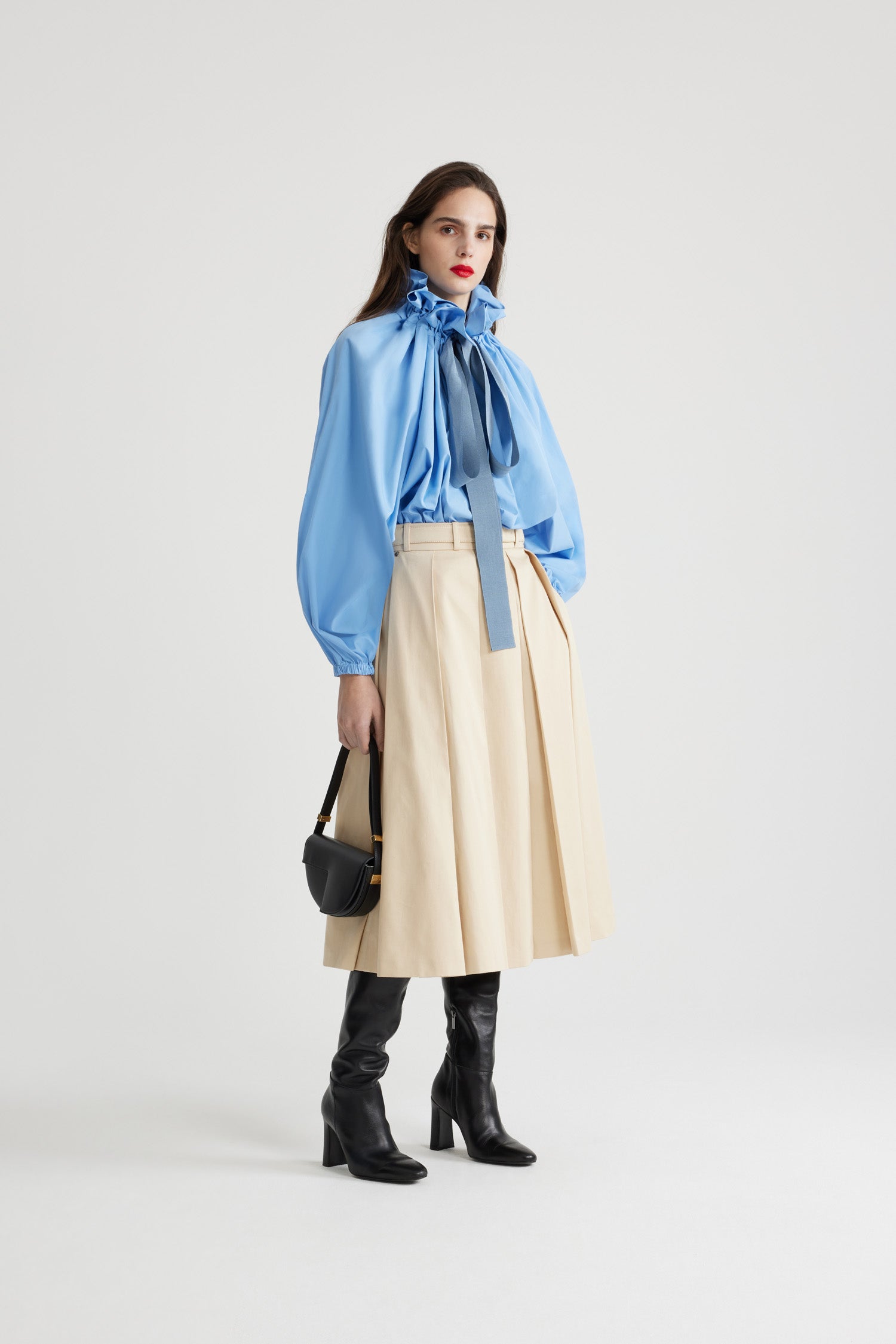 Patou H24TO0170017636B top coton Airy Blue