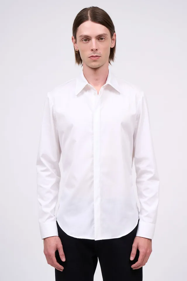 Paul & Joe Cosma chemise popeline coton blanche