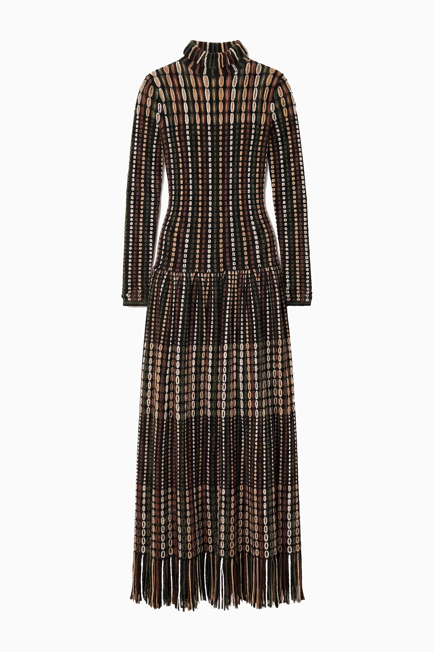 Ulla Johnson Yasmin FA260742 robe maxi Noctis maille laine franges