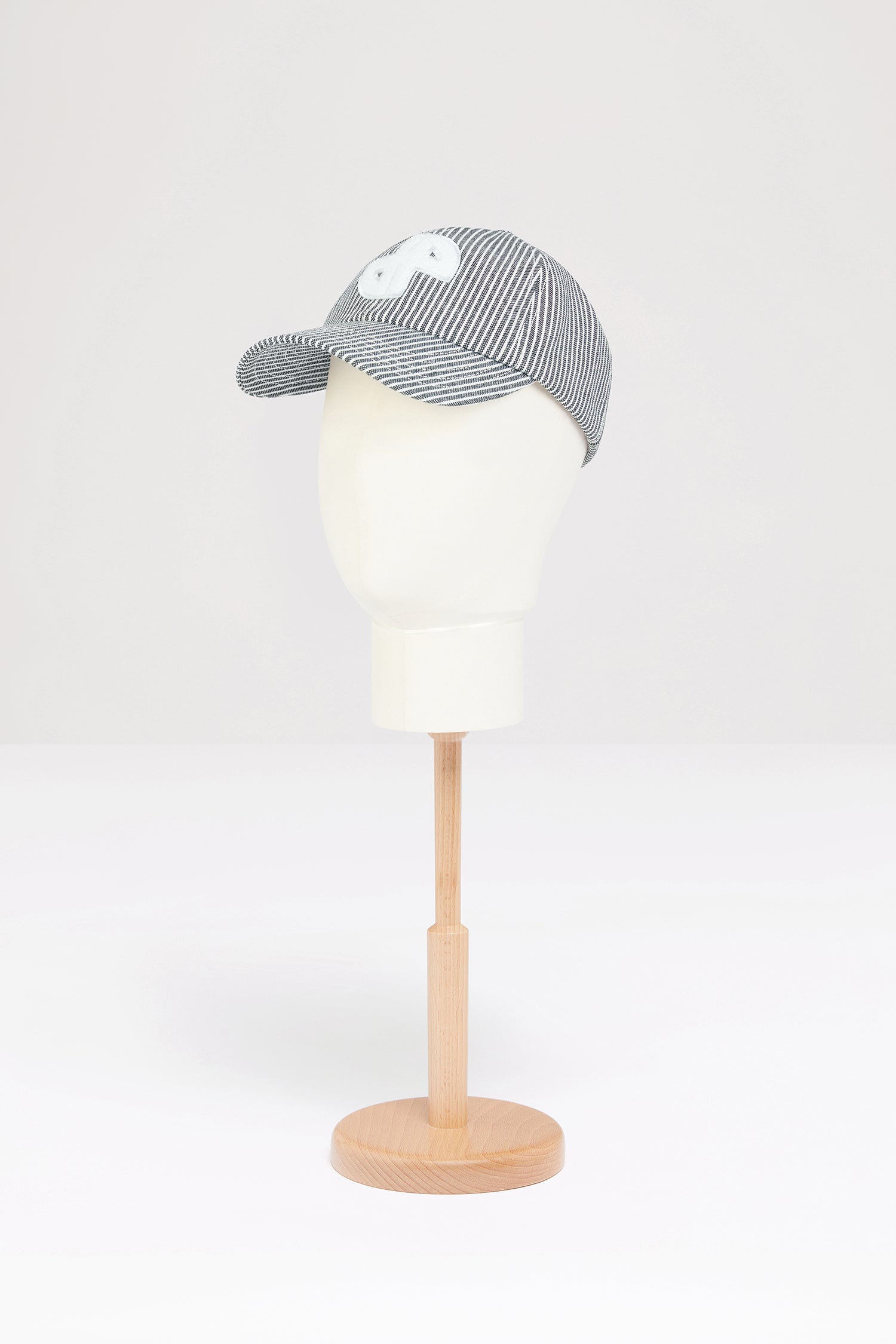 Patou AC063 casquette marine rayé coton JP patch