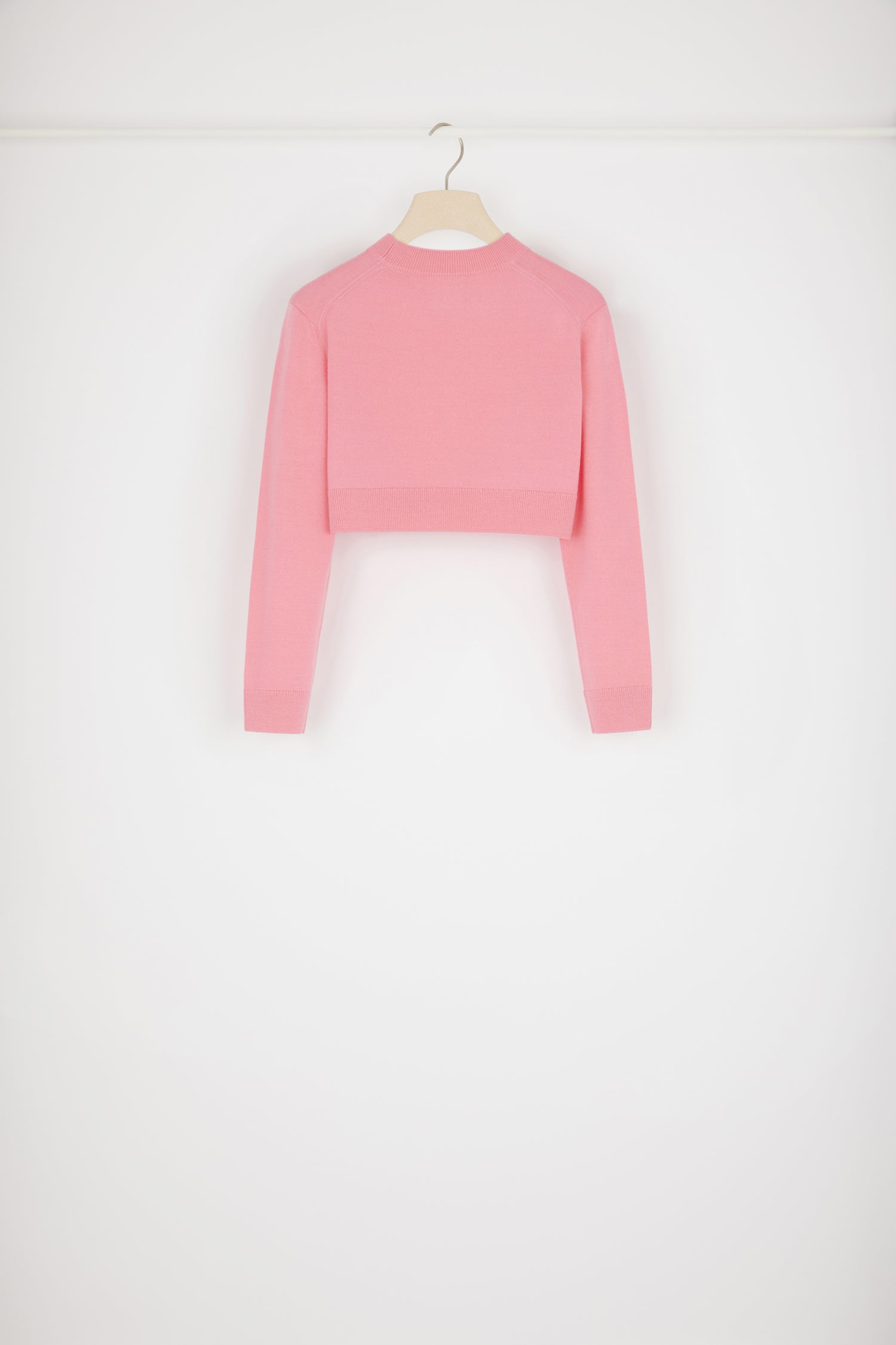 Patou H22KN0998041451P pull cropped rose XS-XXL