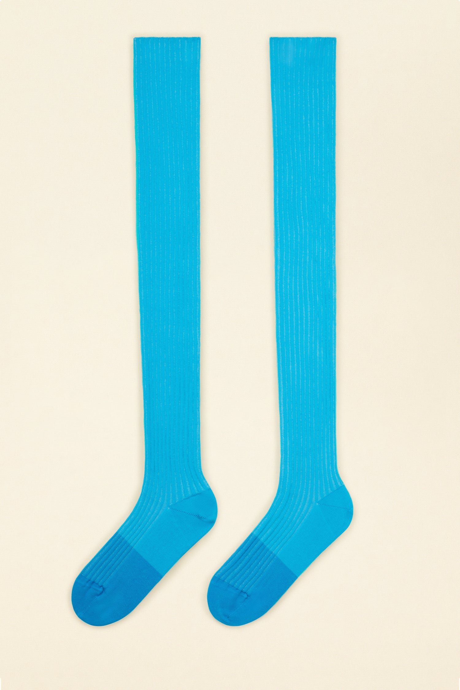 Patou Accessories A21AC0220100622B chaussettes coton bio bleu lot 2