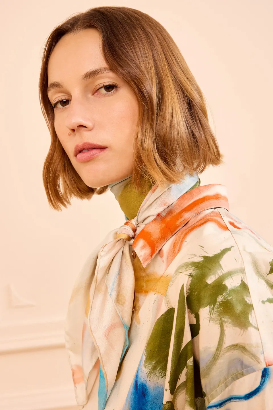 Ulla Johnson Chiara foulard soie Western Dream