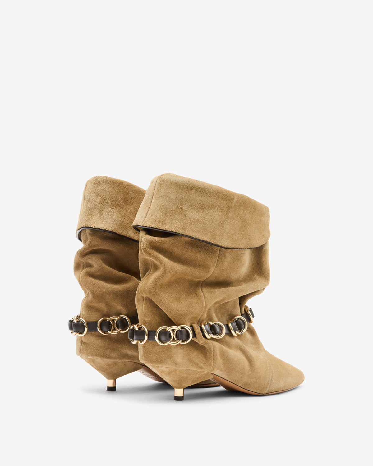 Isabel Marant Edrik BO0285FA bottines cuir taupe