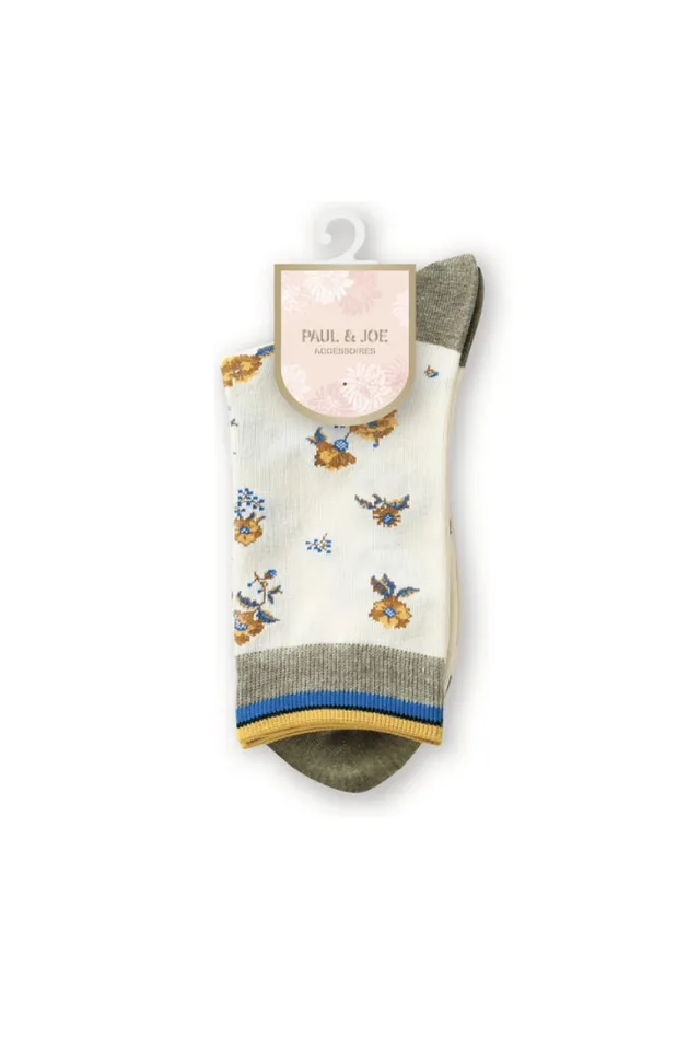 Paul & Joe Chaussettes floral mi-hautes Japon