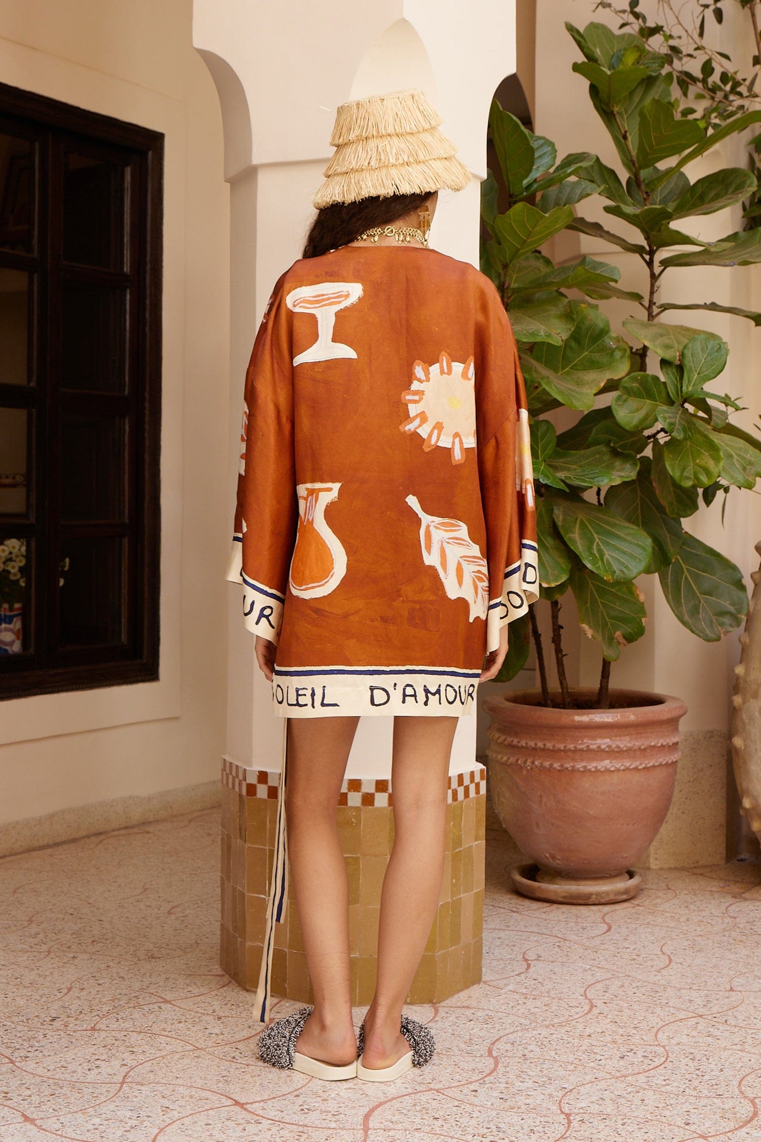 Alemäis Soleil d'Amour Robe portefeuille mini