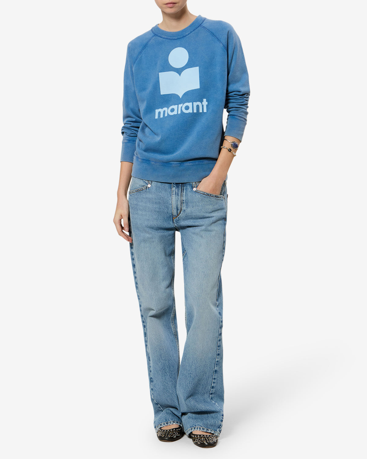 Isabel Marant Millyny SW0160 sweat bleu 34