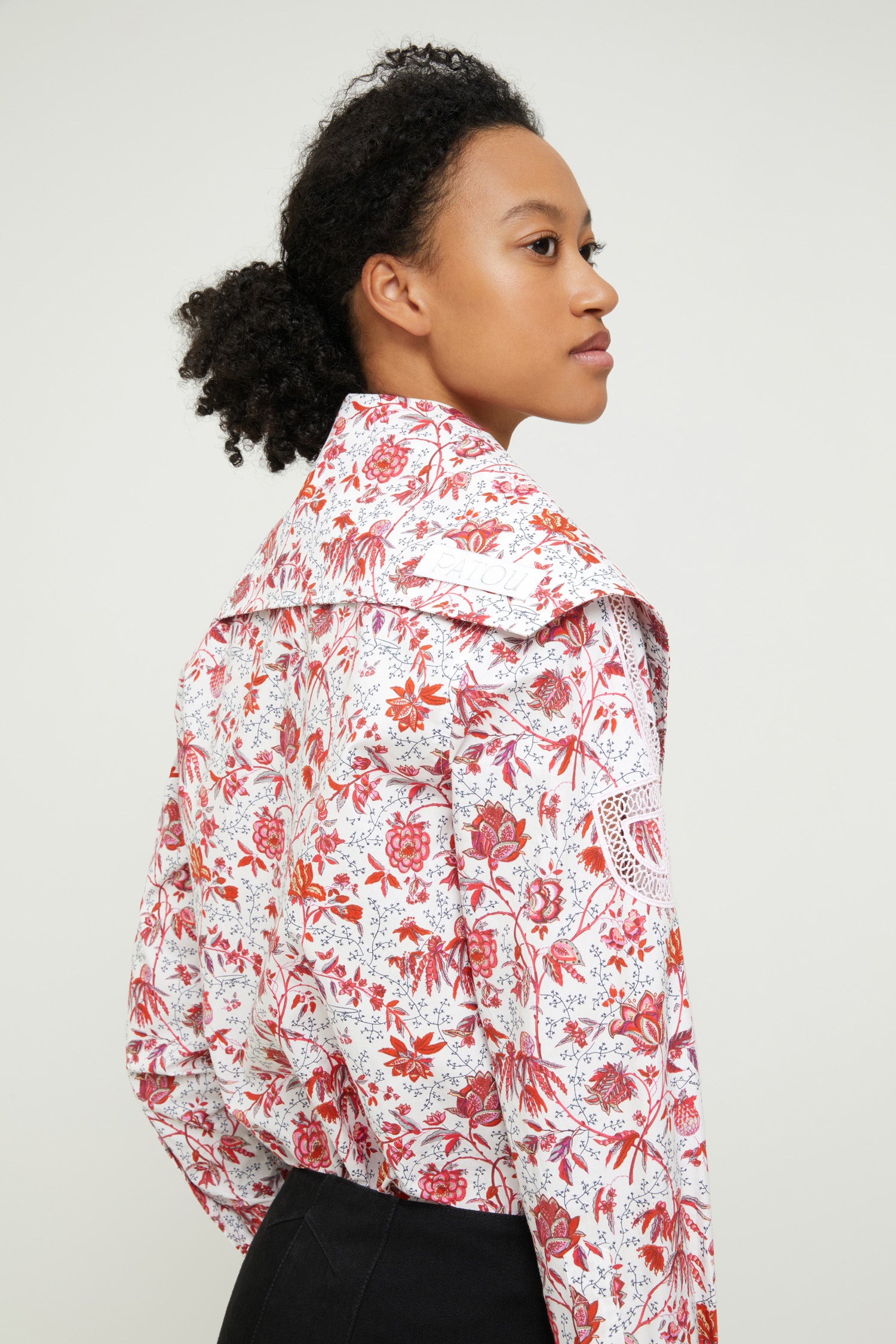 Patou P21BL01300175031 chemise coton imprimé