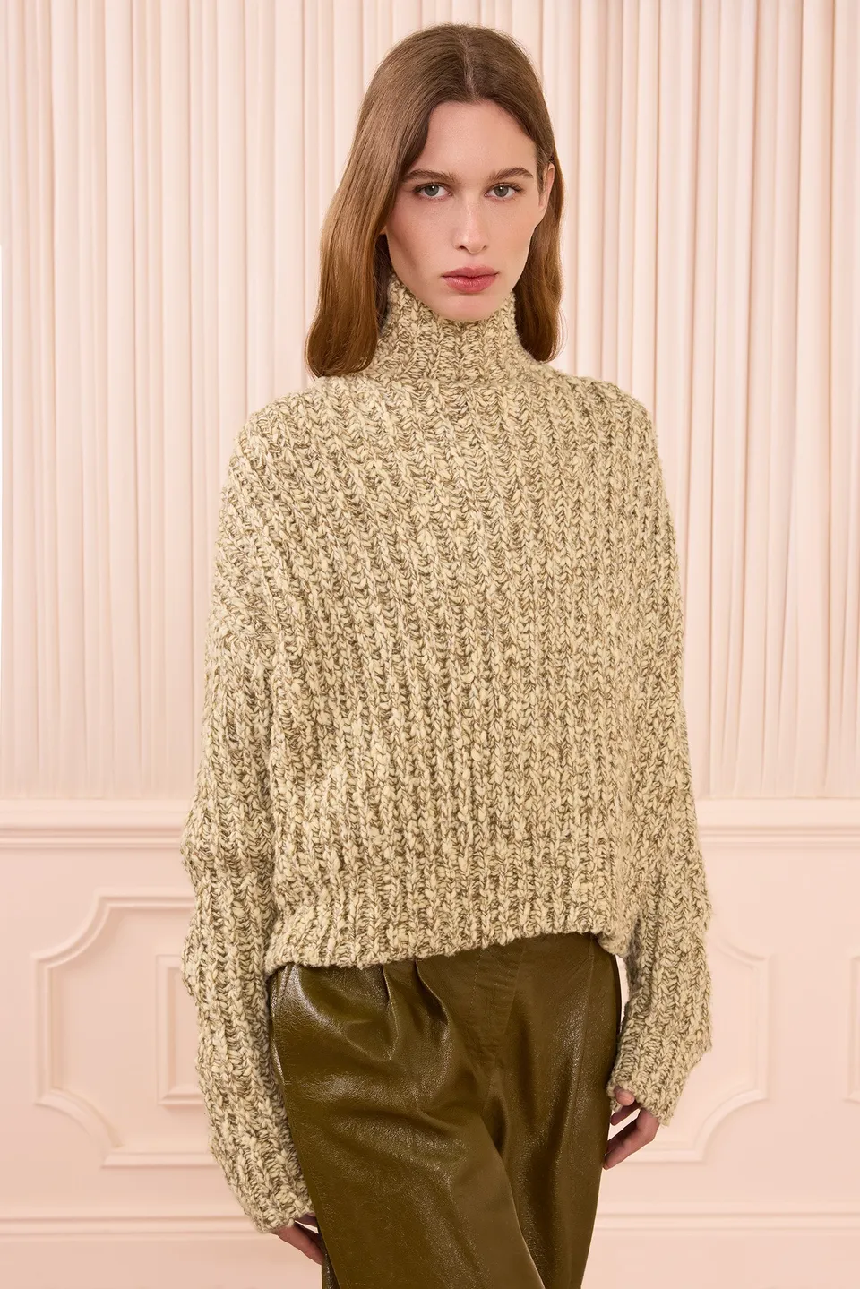 Ulla Johnson Albie pull col roulé Alabaster laine