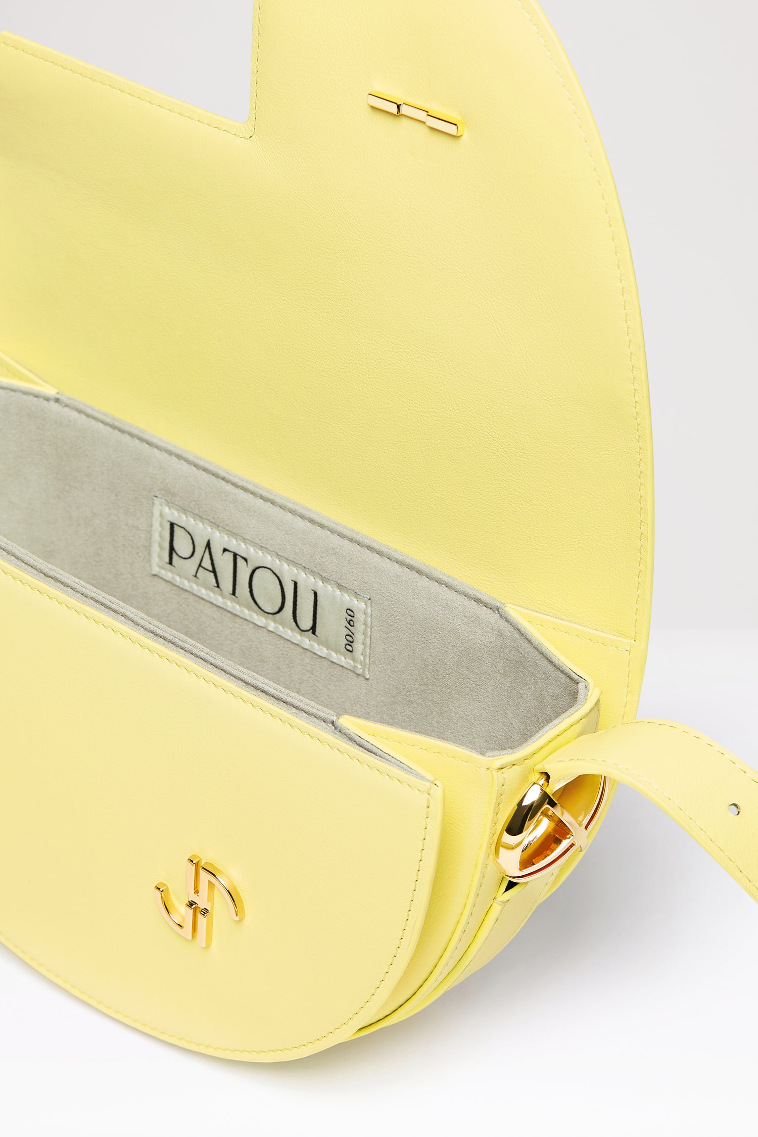 Patou Le Patou P23BA001 sac cuir jaune glace TU