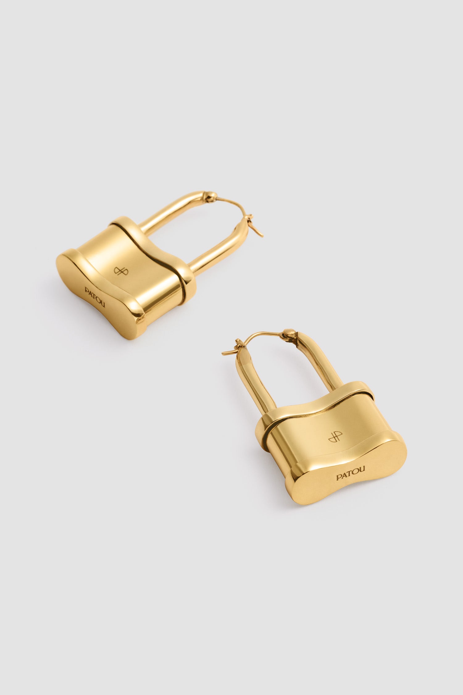 Patou JW164 H25JW1641002299G boucles d'oreilles cadenas doré